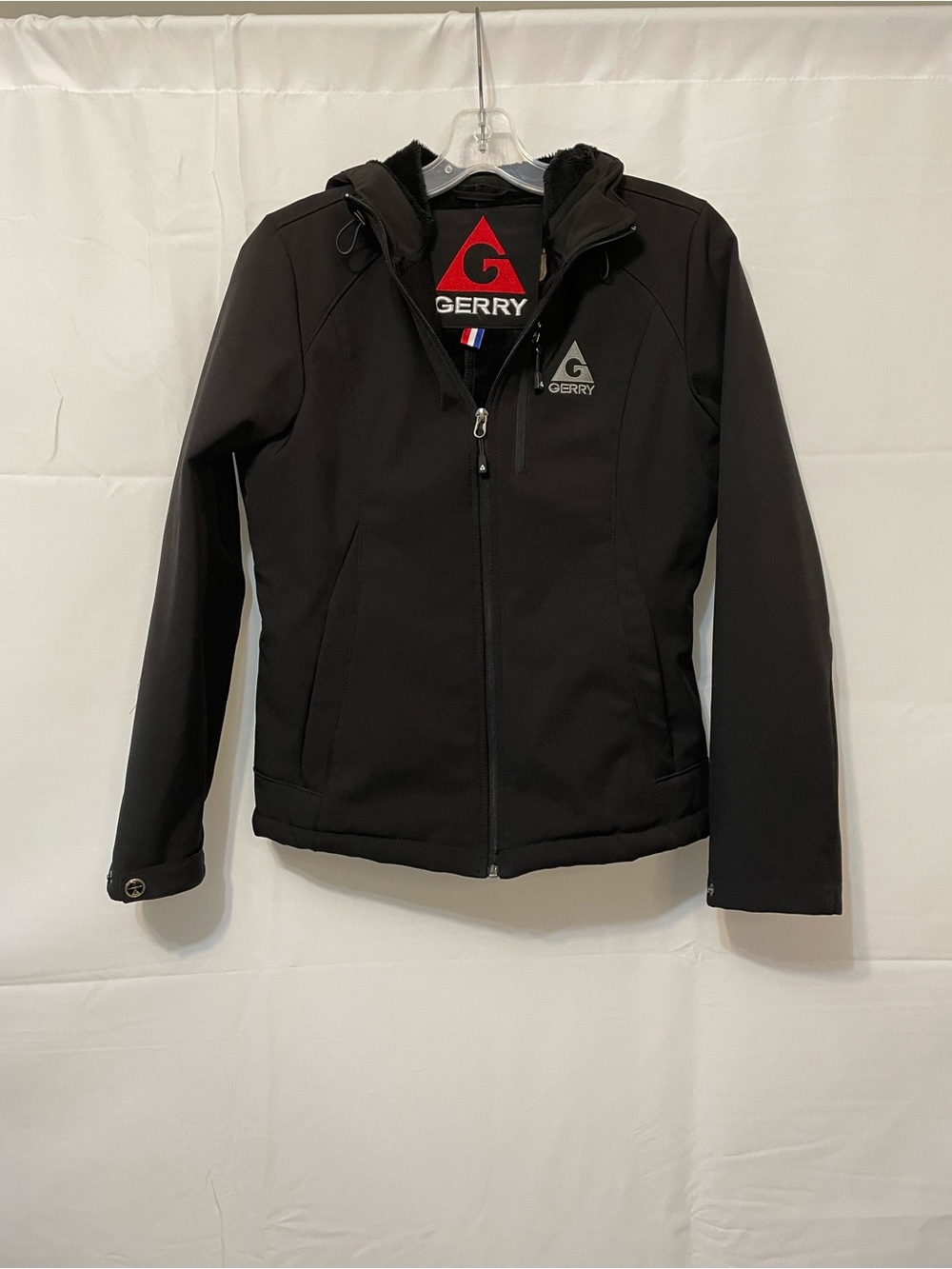 Gerry Weber Hooded Softshell Jacket Black Womens Medium